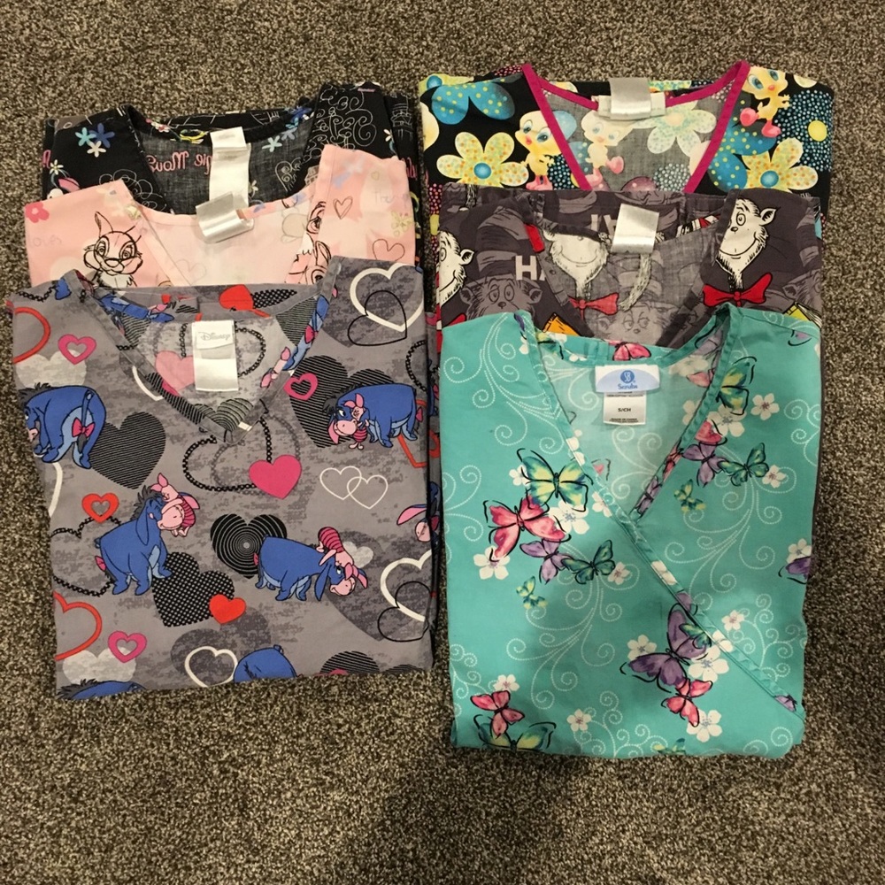 6 Scrub top bundle